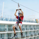 Zipline on Cruise Vacation